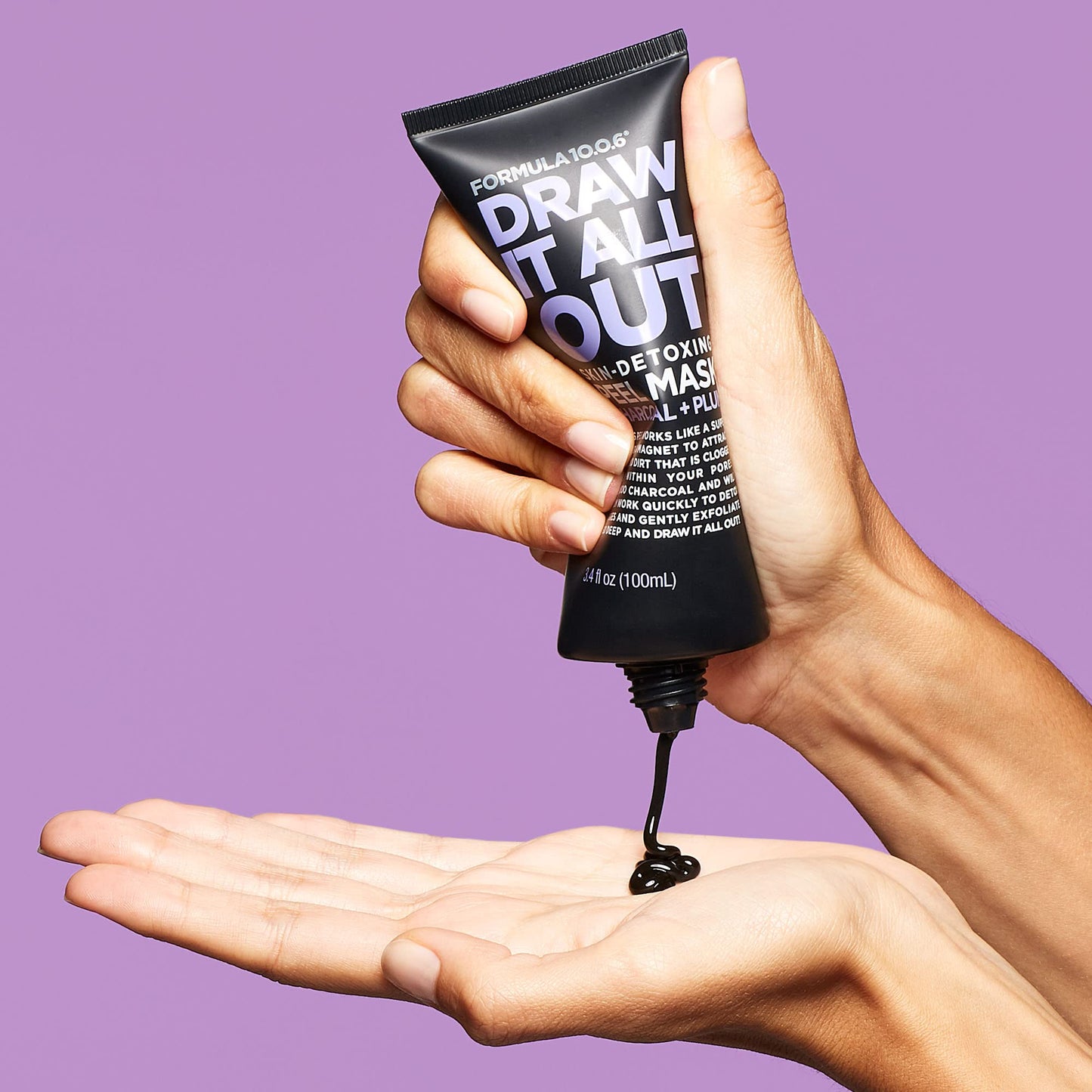FORMULA 10.0.6 - Draw It All Out Skin-Detoxing Charcoal Peel Mask 3.4 fl oz (100ml)