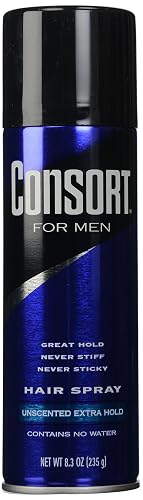 Consort For Men Hair Spray Unscented Extra Hold 8.30 oz