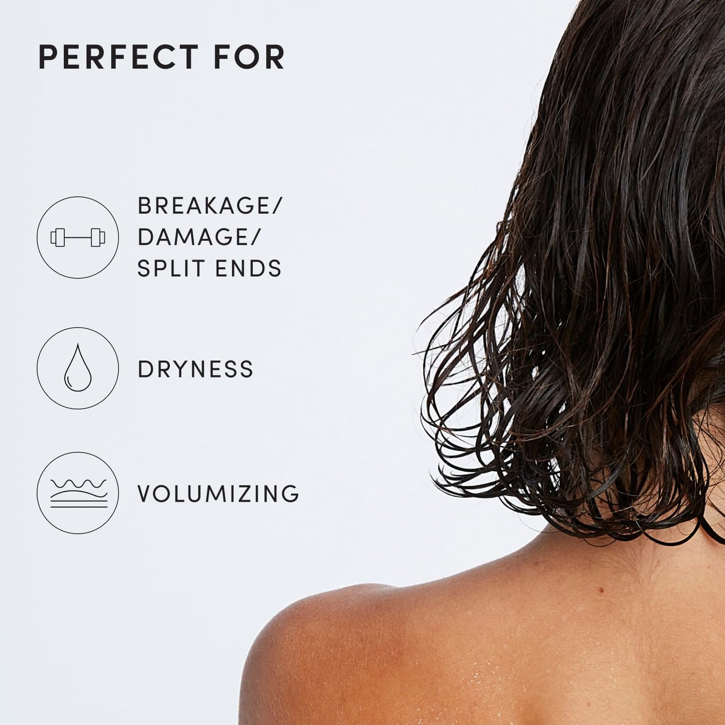 OUAI Fine Hair Conditioner Refill - Volumizing Conditioner Made with Keratin, Biotin and Chia Seed Oil - Adds Softness, Bounce and Volume - Free from Beauty and Personal Care OUAI
