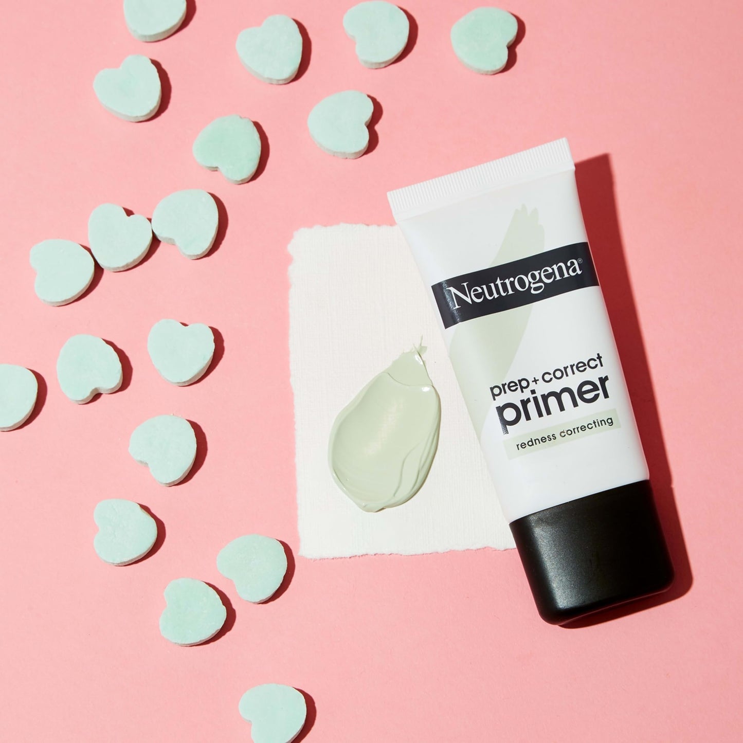 Neutrogena Prep + Correct Primer for Redness Correcting, Green-Toned Matte Makeup Primer with Seaweed Extract to Help Reduce Redness & Even Skin Tone