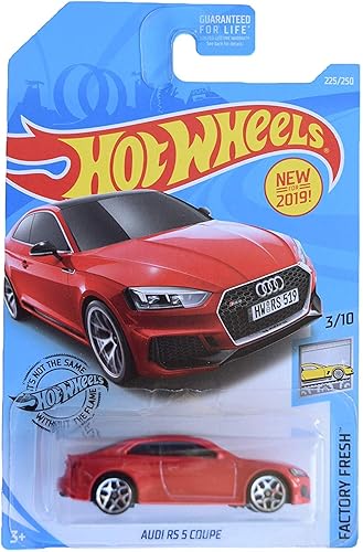 Hot Wheels Audi RS 5 Coupe 225/250, red