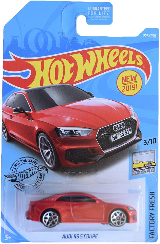 Hot Wheels Audi RS 5 Coupe 225/250, red