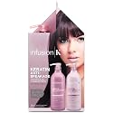 Infusion K Keratin Anti-Breakage Shampoo & Conditioner with UltraKeratin Complex | Hydrates & Strengthens | Enhances Softness & Shine | Color Safe |