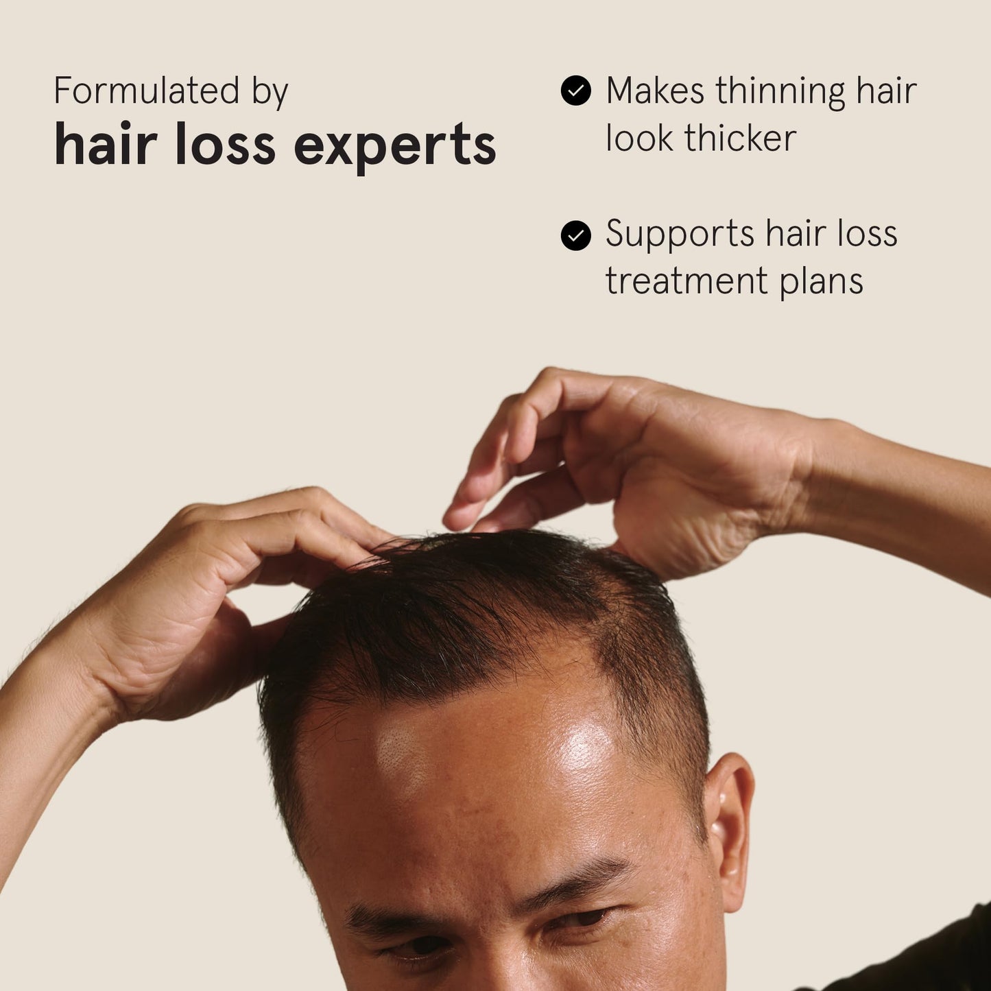 Keeps Thickening Pomade for Men - Matte Finish Medium Hold Styling Pomade - Biotin Hair Styling for Fuller Thicker Looking Hair - Ethanol & Propylene