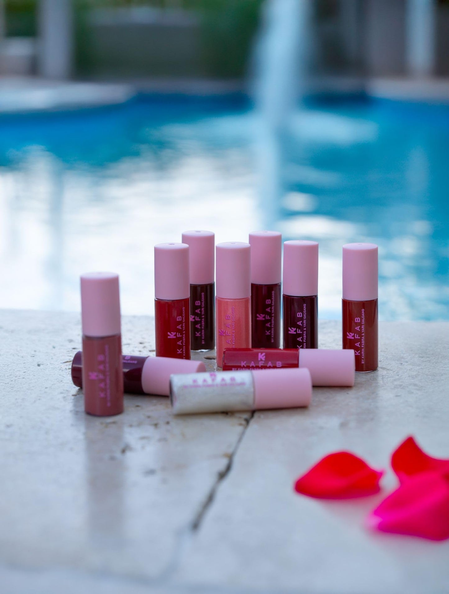 KAFAB Wine Party Lipgloss - A juicy, wine-inspired gloss for bold, social beauty lovers, perfect for nights out, wine tastings, and glam moments