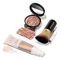 LAURA GELLER NEW YORK Ready-n-Radiant Kit (3 PC) - Baked Bronze-n-Brighten, Medium + Spackle Super-Size Skin Perfecting Primer, Champagne Glow +
