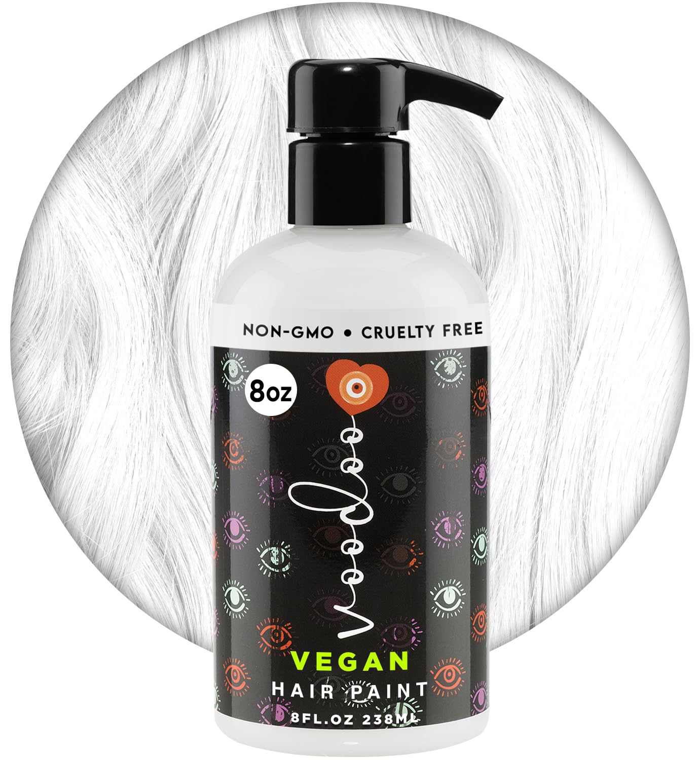 MOEHAIR Semi-Permanent Hair Color | Clear Hair Dye 8 Oz | No Ammonia, Sulfate or Paraben | Vegan & Cruelty-Free | Intermixable & Gentle Formula | Mix
