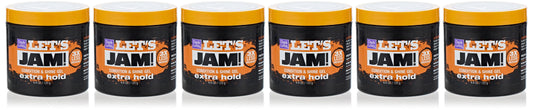 Lets Jam Condition & Shine Gel Extra Hold 4.4 Ounce Jar (130ml) (6 Pack)