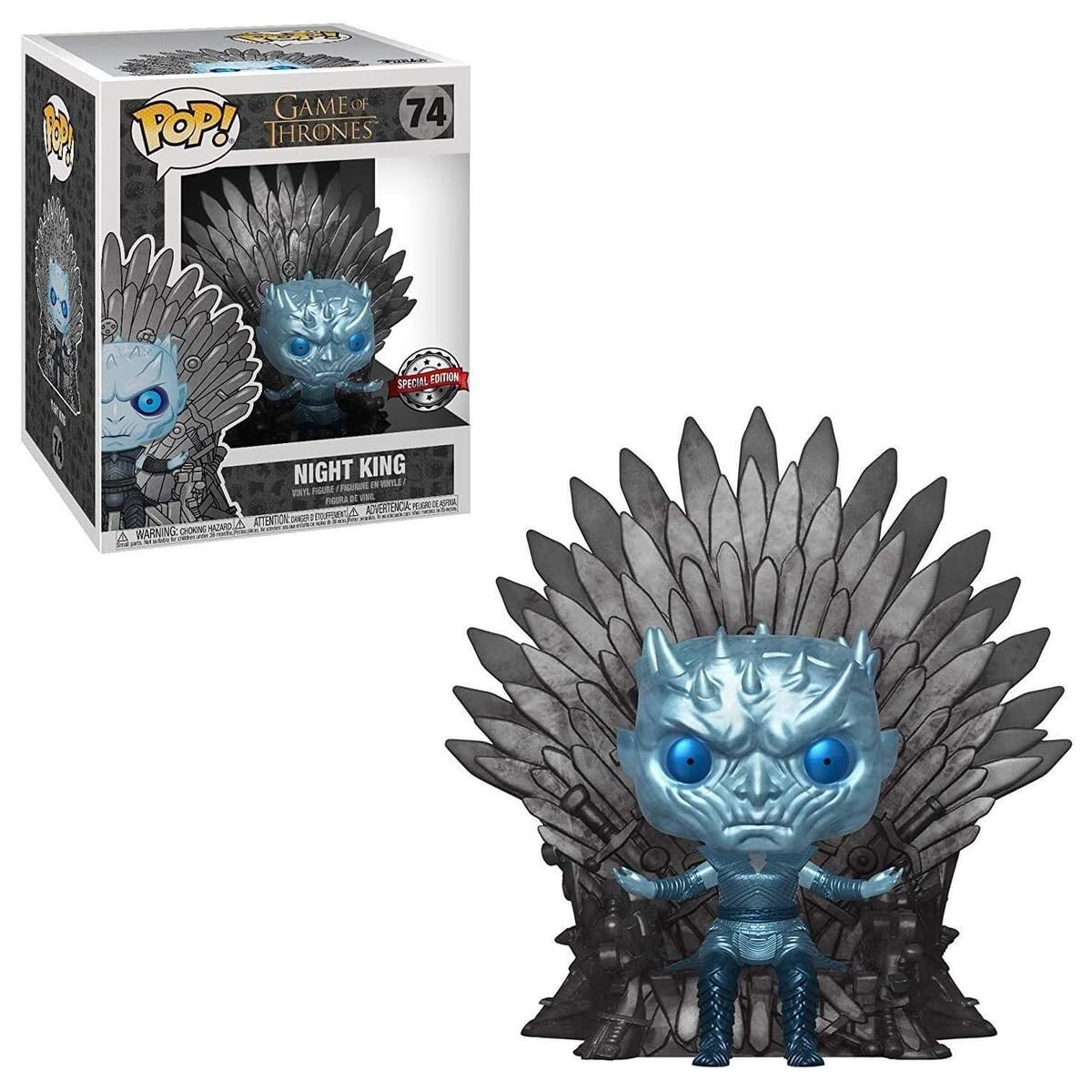 POP! Metallic Night King ON Throne Funko Game of Thrones HBO Exclusive