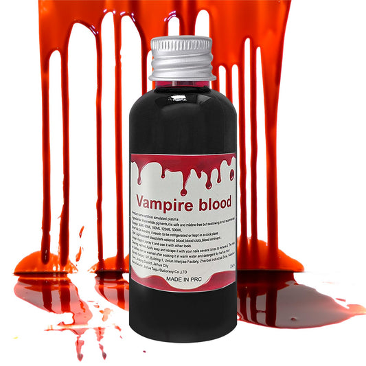 Fake Blood Washable Makeup,Realistic Halloween Fake Liquid Blood for Clothes,Parties,Zombie,Stage,Cosplay,Vampire,Monster,Costume,Scary Clown SFX Beauty & Personal Care DWDiWen