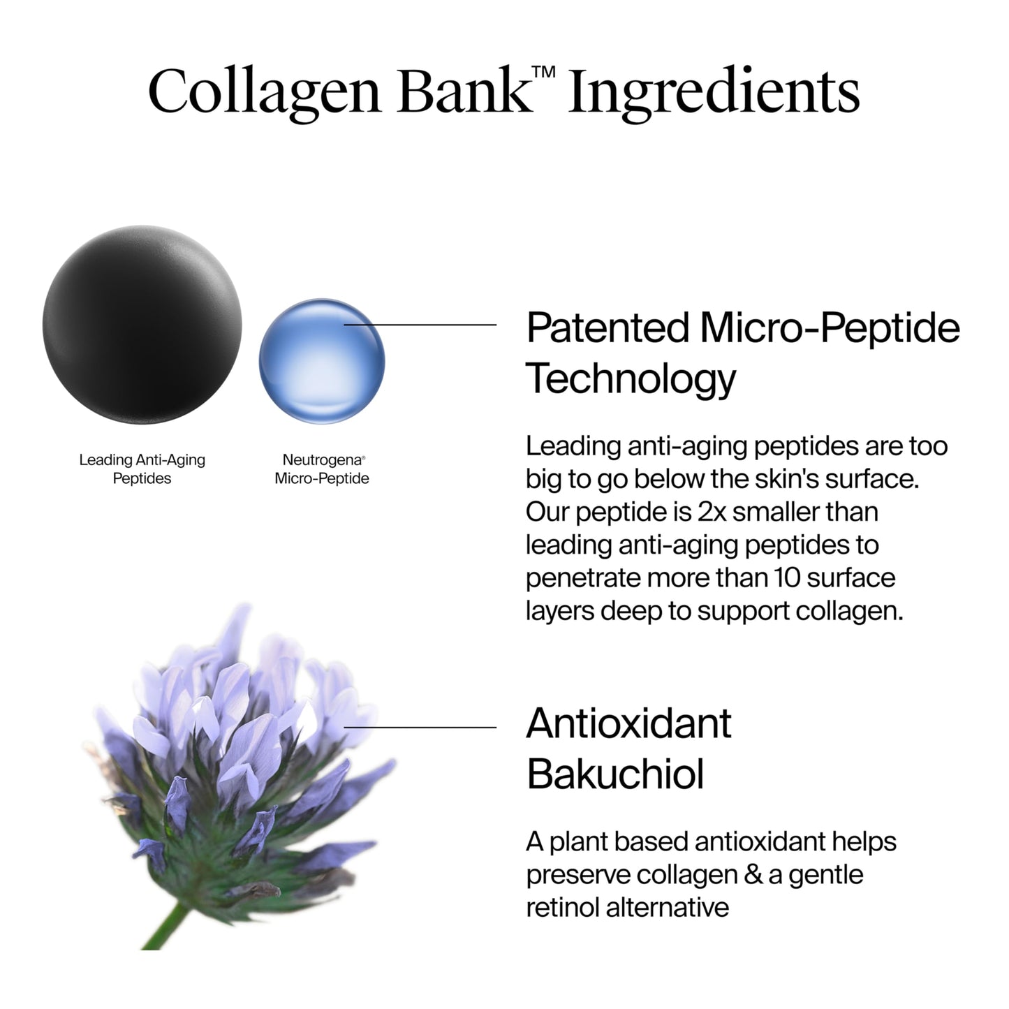 Neutrogena Collagen Bank Face Moisturizer, Larger Size Anti-Aging Face & Neck Collagen Cream, Bakuchiol, Face Lotion Supports Skin’s Natural Collagen