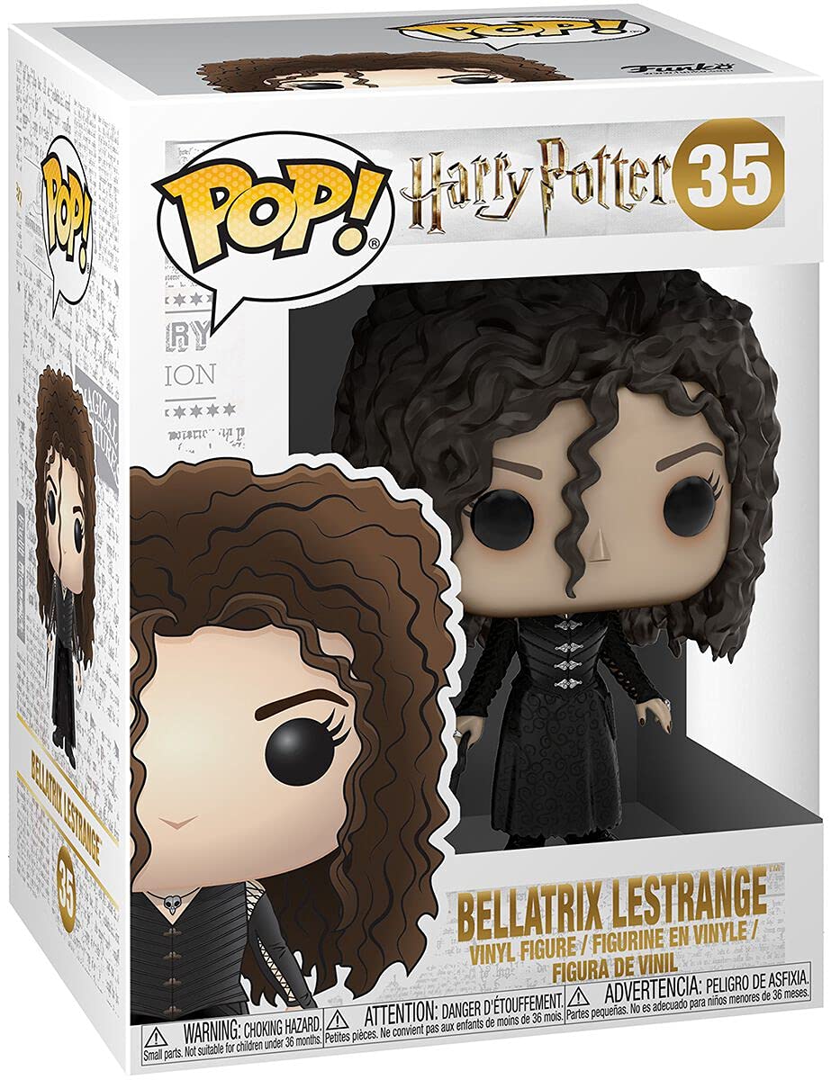 Harry Potter - Bellatrix Lestrange Funko Pop! Vinyl Figure (Bundled with Compatible Pop Box Protector Case), Multicolor, 3.75 inches