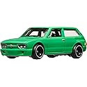 Hot Wheels Premium Car Culture Collectible Toy Car, 1:64 Scale Die-Cast VW Brasilia T9678, World Tour Vehicle with Real Riders Tires