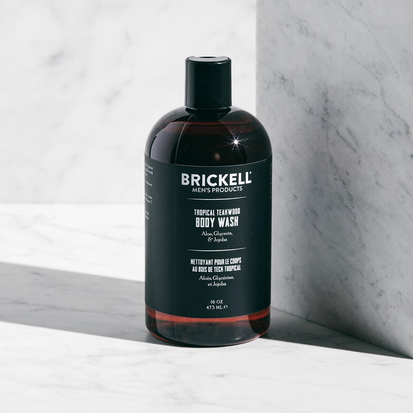 Brickell Men's Invigorating Body Wash for Men, Natural and Organic Deep Cleaning Shower Gel with Aloe, Glycerin, and Jojoba, Sulfate Free, Scented
