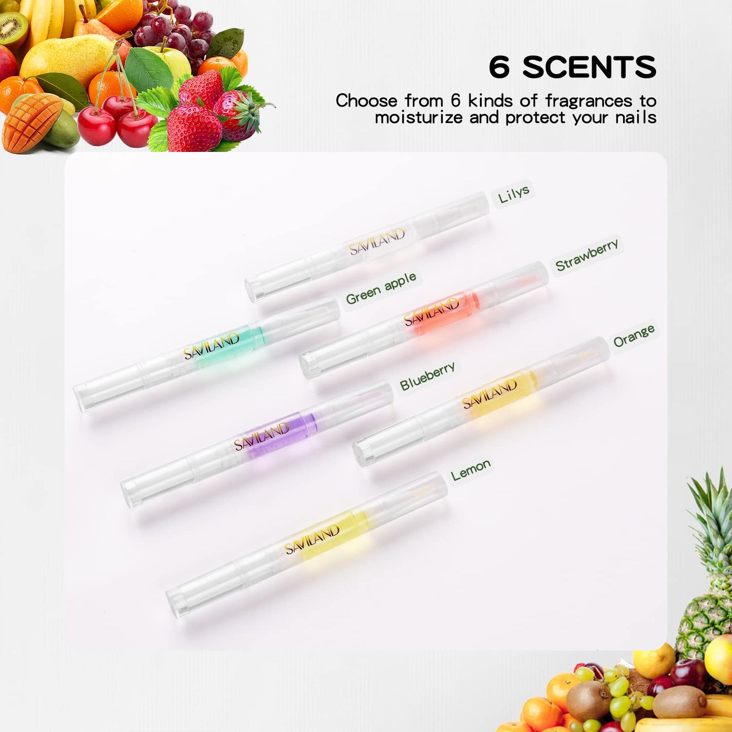 SAVILAND Cuticle Oil Triple Essential: 50ml Vitamin E & C Jasmine Gentian Grapeseed Nail Growth Oil Ultra Repair Nourish Soothe Cuticle Oil For Nails Beauty and Personal Care SAVILAND
