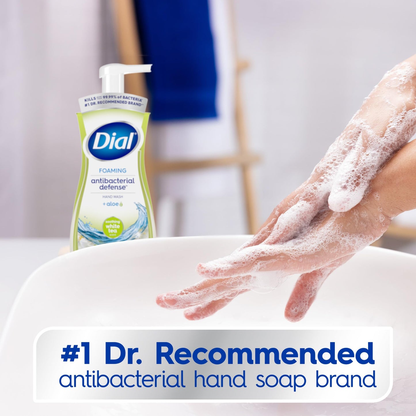 Dial Ddi Antibacterial Foaming Hand Wash White Tea(Pack of 8) Beauty & Personal Care Dial