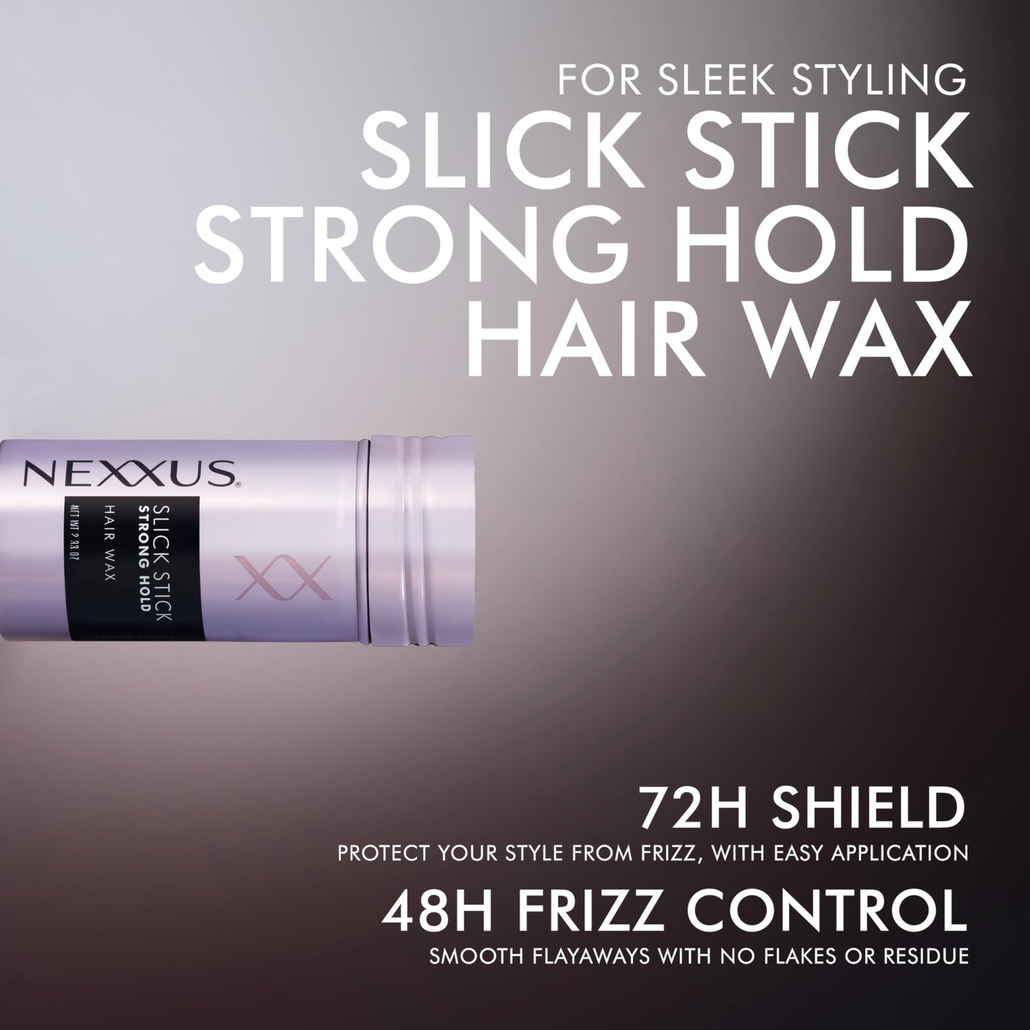 Nexxus Styling Slick Stick Hair Stick Strong Hold Hair Wax Powered by Styleprotect Technology 2.33 oz