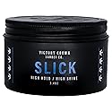 Victory Crown Slick Pomade High Hold & High Shine Natural Hair Styling Grease for Sleek Polished Looks, 3.4 Oz