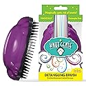 Knot Genie Detangling Hair Brush for Kids (Puff of Purple) | Perfect Detangling Brush for Curly Hair, Gently Separate Tangles, Leaves Hair Smooth