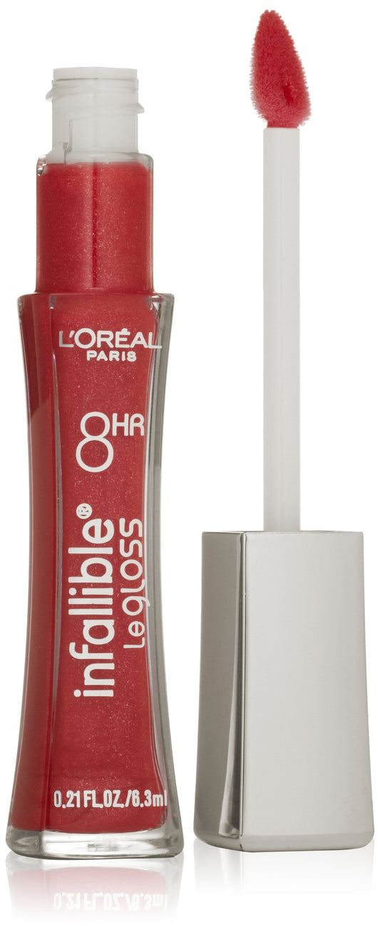 L'Oréal Paris Infallible 8 HR Pro Gloss, Cherry Flash, 0.21 fl. oz. Beauty & Personal Care L'Oreal Paris