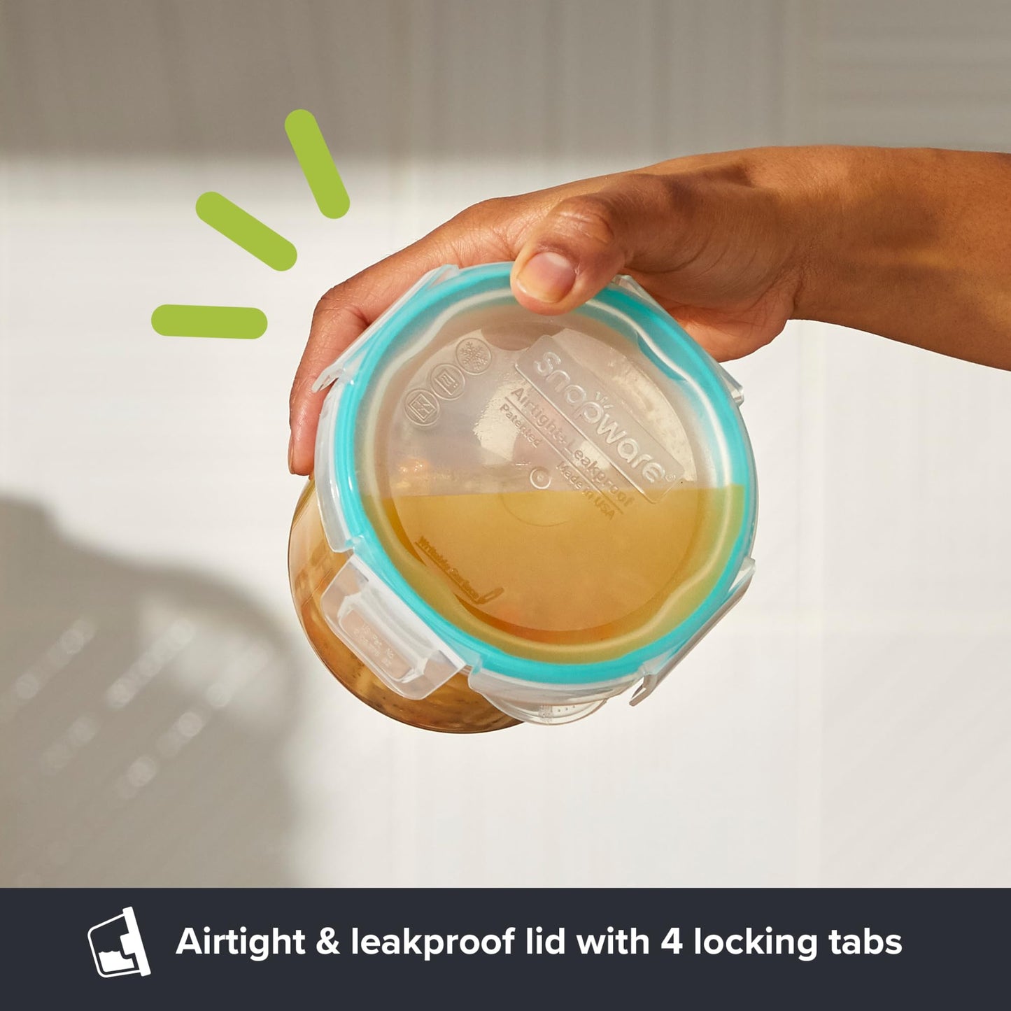 Snapware Total Solution 16-Pc Plastic Food Storage Containers Set,(4) 2-Cup & (4) 1.2-Cup Round Meal Prep Container, BPA-Free Lids with 4 Locking…