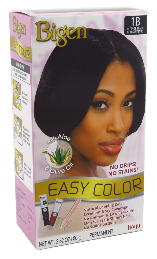 Bigen Easy Color #1B Intense Black 2.82 Ounce (6 Pack) Beauty & Personal Care Bigen