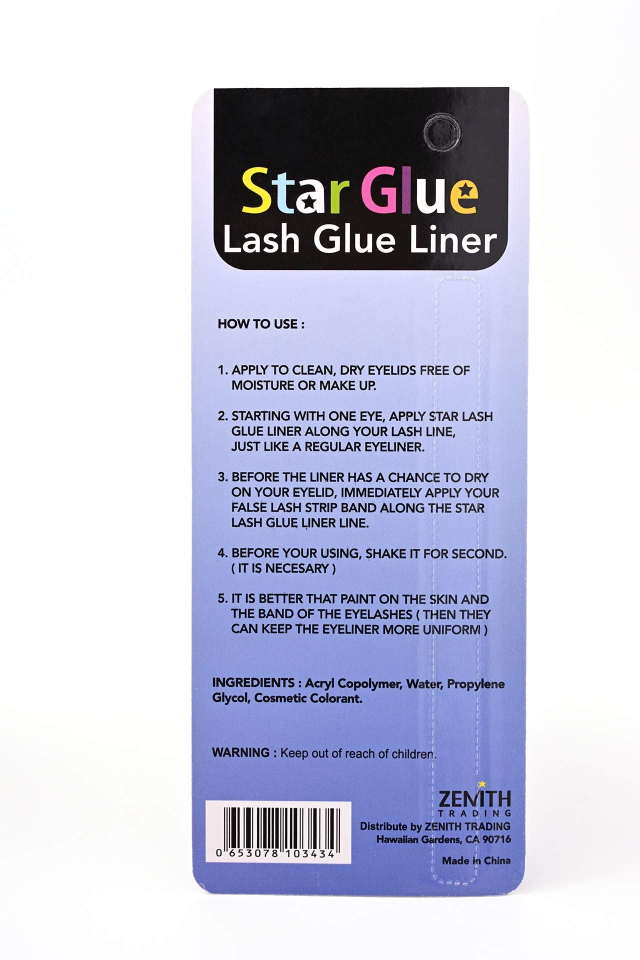 Star Lash Glue Liner Black - 2packs