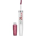 Maybelline Super Stay 24, 2-Step Liquid Lipstick Makeup, Long Lasting Highly Pigmented Color with Moisturizing Balm, Frozen Rose, Mauve Pink, 1 Count