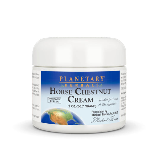 Planetary Herbals Horse Chestnut Cream - Tonifier for Tissues and Vein Appearance - 2 oz Beauty & Personal Care Planetary Herbals