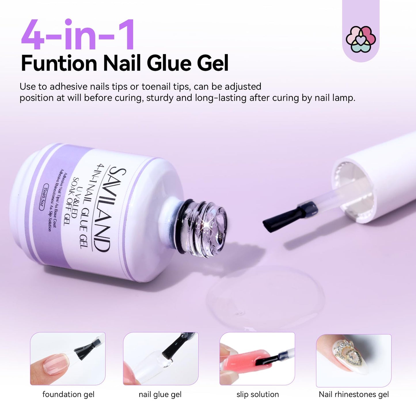 SAVILAND Toe Nail Tips and Glue Gel Kit - Gel Nail X Kit for Toes Poly Press On Toes Nails Kit with Nail Drill 500 Pcs Fake Toenails Tips with Nail Beauty and Personal Care SAVILAND