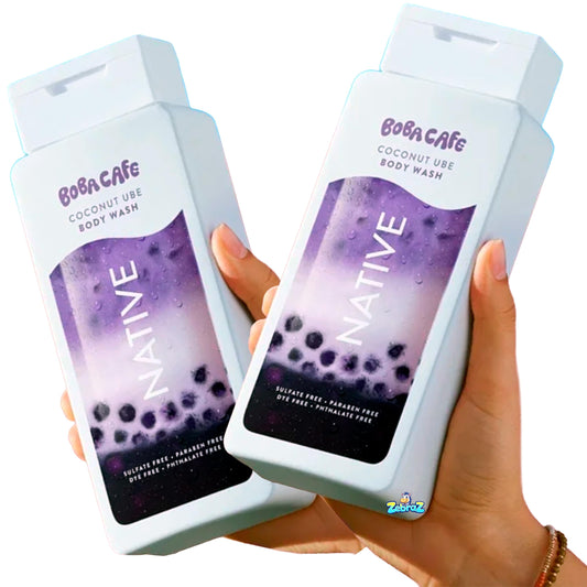 Native Body Wash, Limited Edition Coconut Ube, Sulfate Free Body Wash for Women & Men, Boba Café, 18 fl ozPack Of 02 Beauty & Personal Care Native