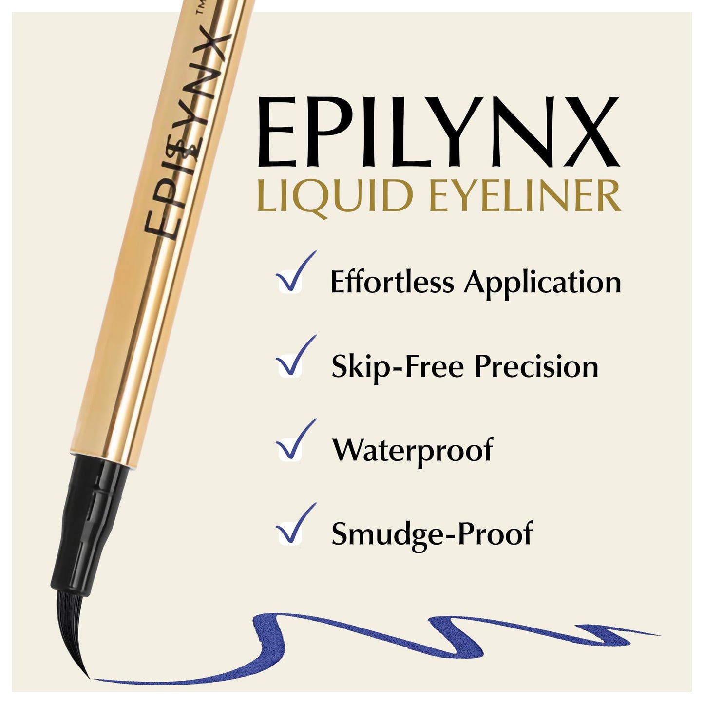 Liquid Eyeliner - Hypoallergenic Eyeliner with Fine Brush Tip, Long-Lasting Waterproof Eye Liner - Cruelty-Free, Vegan, Hypoallergenic, Gluten-Free
