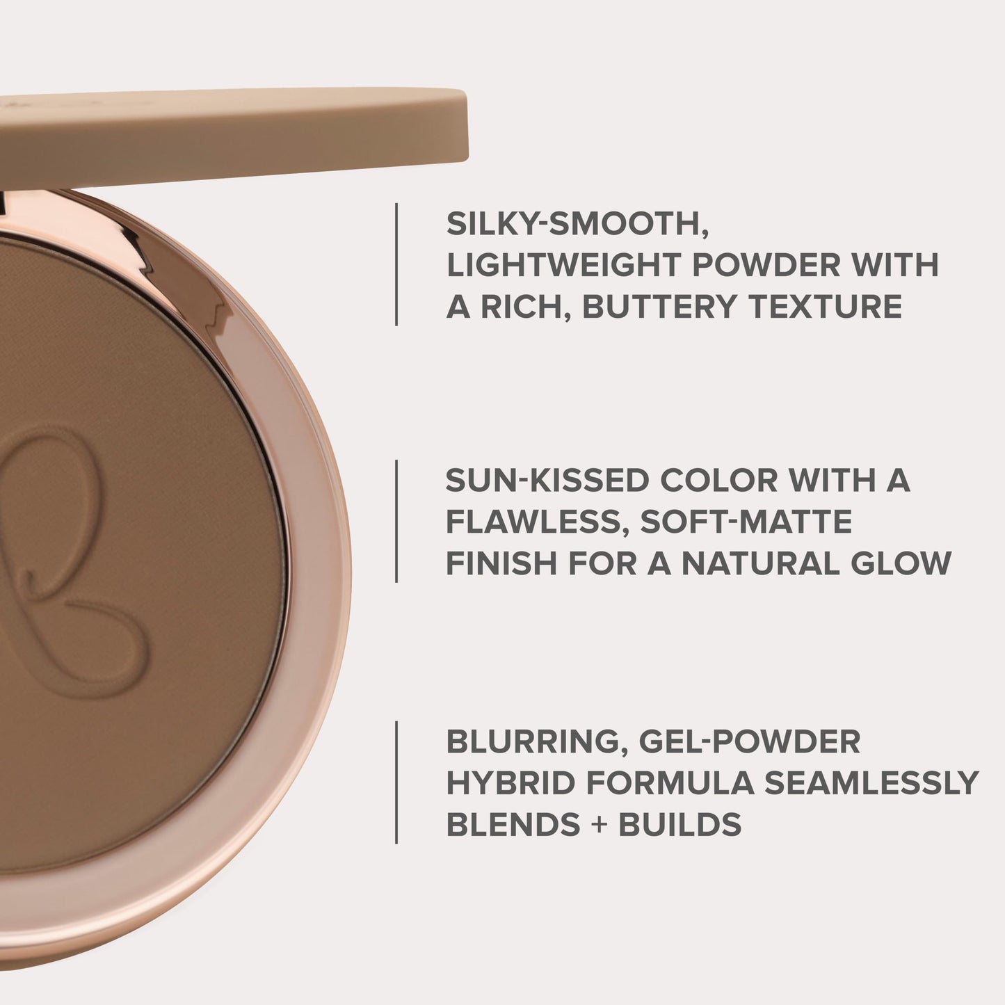 Anastasia Beverly Hills Smooth Blur Bronzer - Weightless Sun-Kissed Pressed Powder for Sculpting, Warming, and Blurring Skin Texture - Sun-Kissed