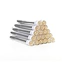 Lash Brush Wands | 20 Pack | Eyelash Extension Supplies | Disposable Lash Spoolie Brush | Gold Fleck Design