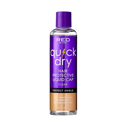 Red by Kiss Quick Dry Hair Protective Liquid Cap, Strong Lightweight Protection from Weaves Glue Damage, Fast Application, Quick Drying, & Easy