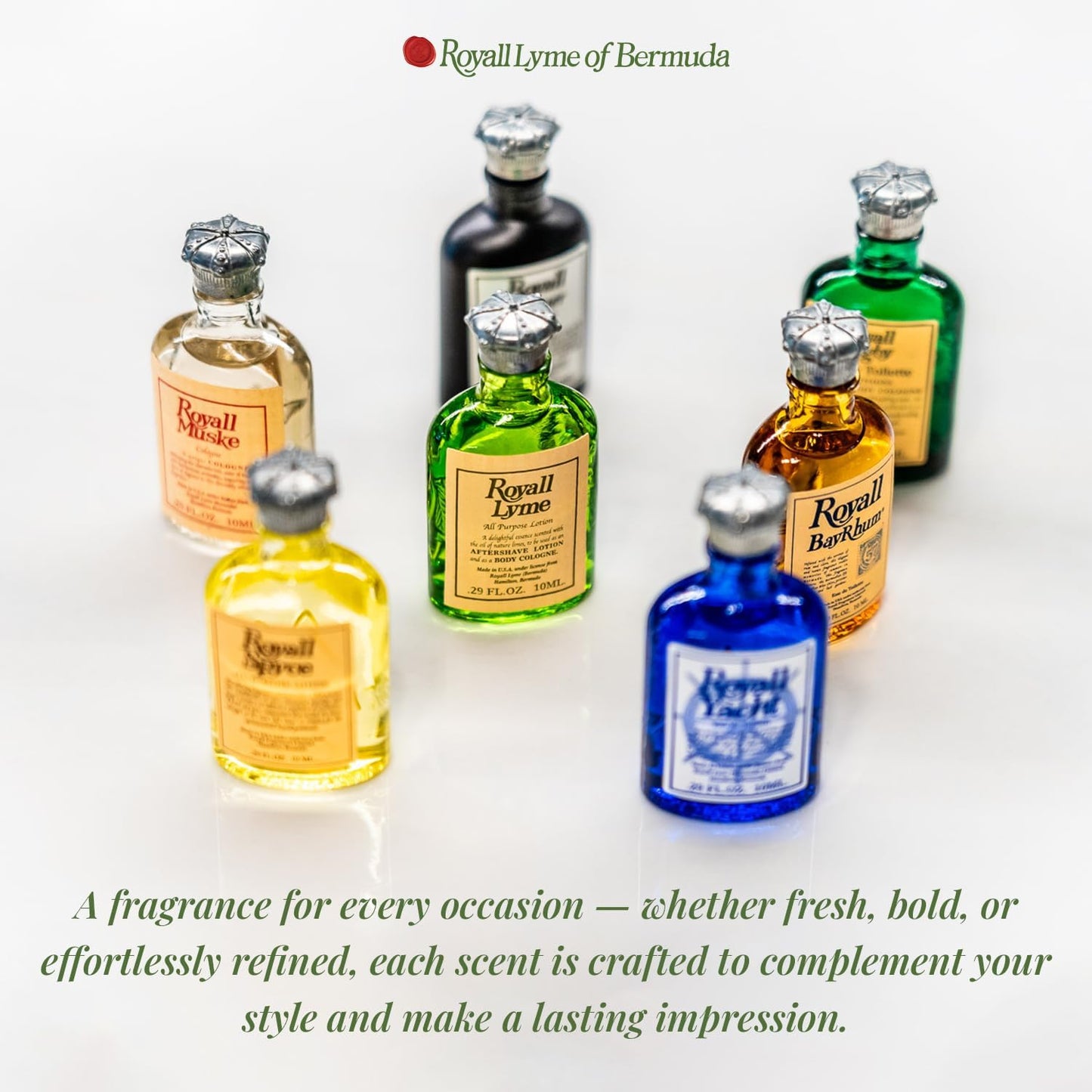 ROYALL LYME Bermuda Collection by Royall Fragrances 4 Piece Mini Variety Set men
