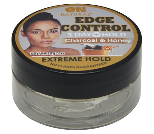 On Natural Edge Control Extreme Hold-Charcoal and Honey (1 oz)