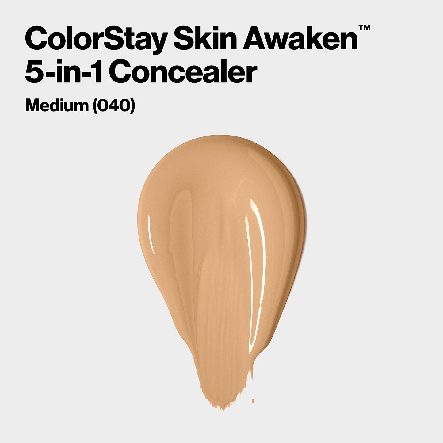 Revlon ColorStay Skin Awaken 5-in-1 Concealer, Lightweight, Creamy Longlasting Face Makeup with Caffeine & Vitamin C, For Imperfections, Dark Circles
