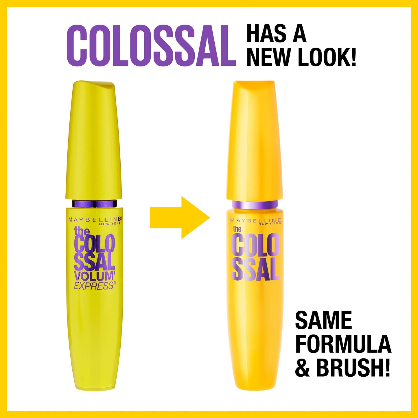 Maybelline New York Volum' Express The Colossal Mascara - Glam Black - 2 Pack