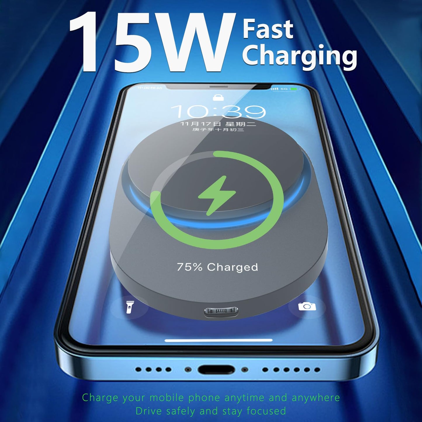 CLEC for Subaru Forester 2019-2025 Magnetic Wireless Car Charger Phone Holder Mount Custom Fit for Subaru Forester 2019-2025 15W Fast Charging Car…