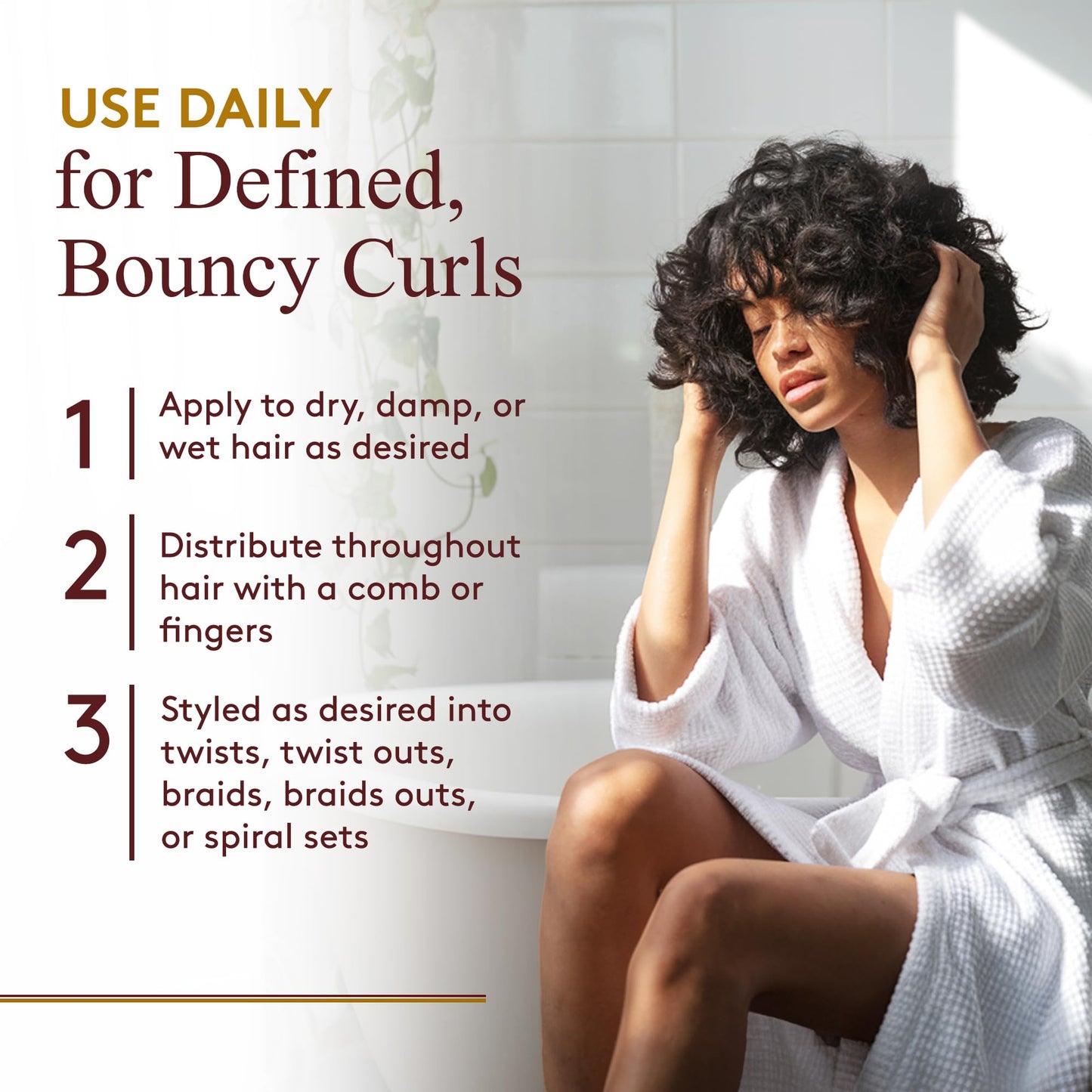 Okay Black Jamaican Castor Oil Moisture & Curling Hair Sorbet, White, 7.25 Oz