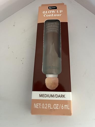 B.pure Glow Up Contour, Medium/Dark, 0.2 FL OZ