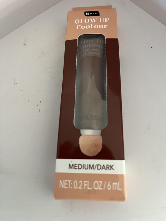 B.pure Glow Up Contour, Medium/Dark, 0.2 FL OZ