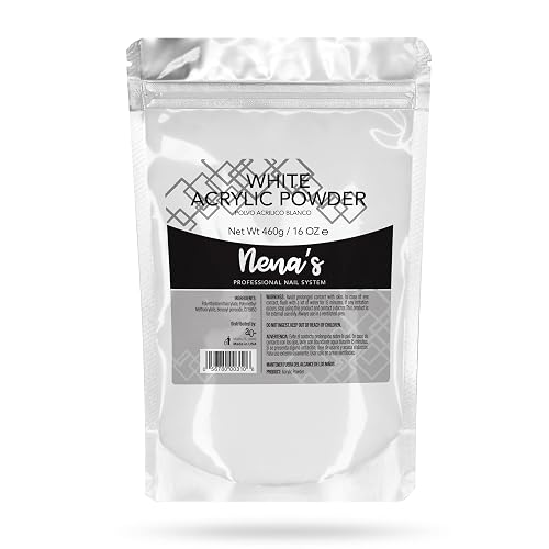 Nena's Superior Sculpting Powder Professional Acrylic Nail System Clear Blush Pink Medium Pink 16 oz 460 g (White) Beauty & Personal Care Nena's