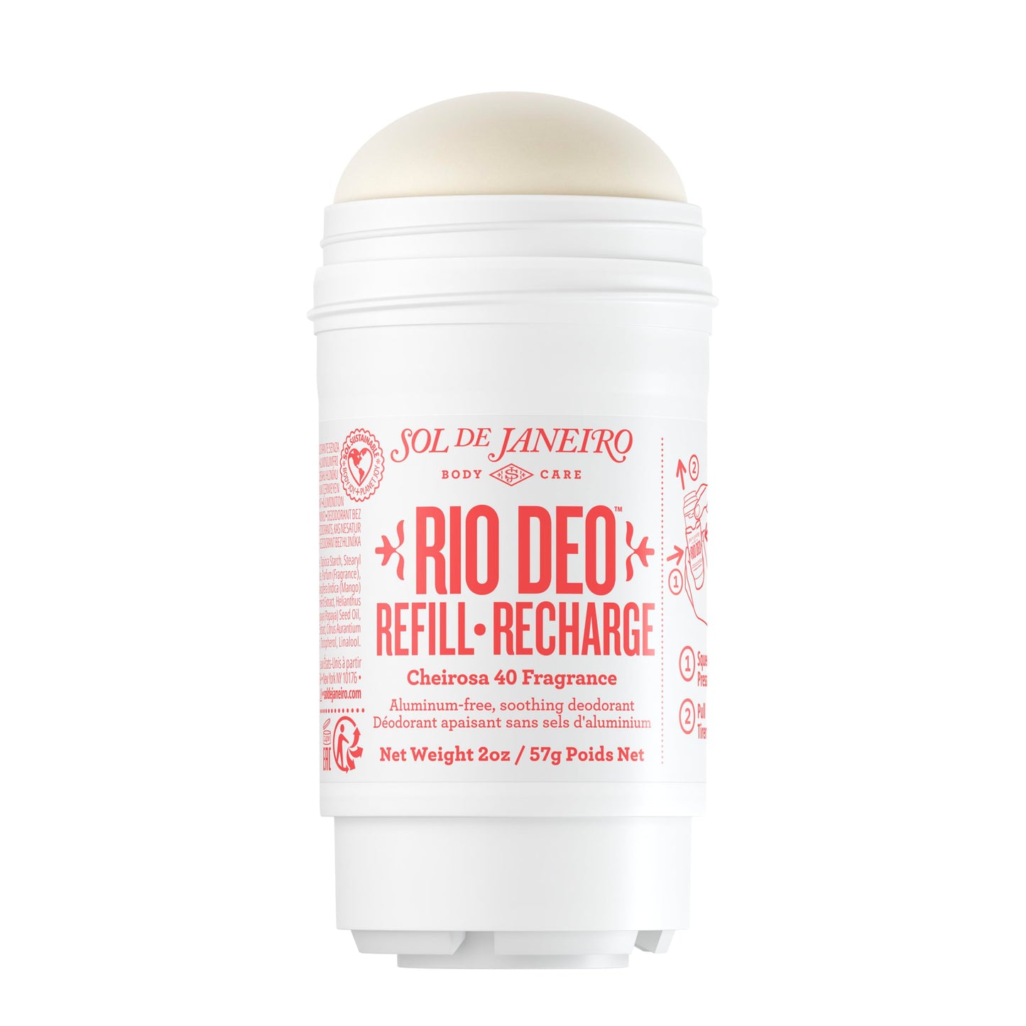 Sol de Janeiro Rio Deo Cheirosa 40 Deodorant Refill Cartridge Beauty and Personal Care Sol de Janeiro Default Title