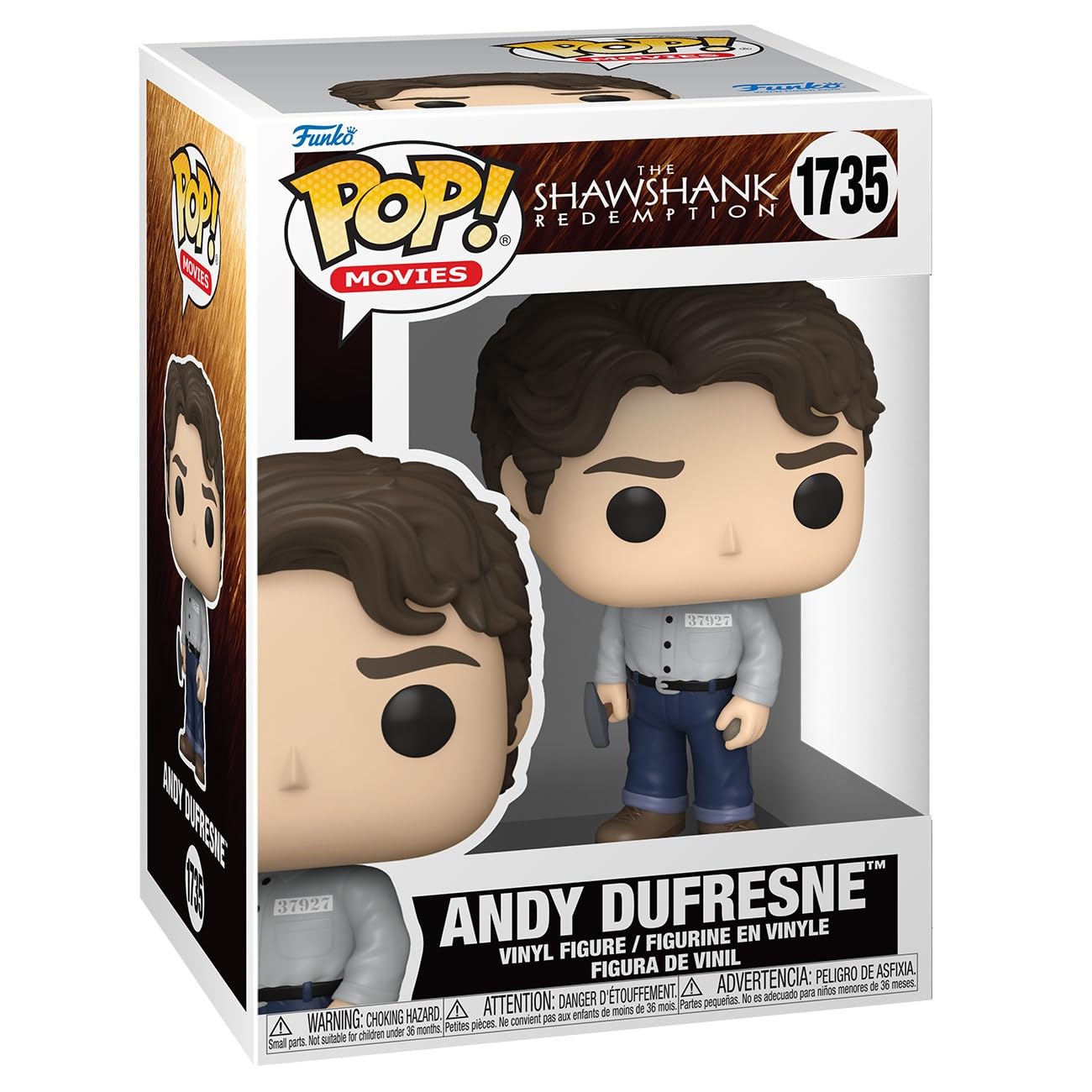 Funko POP Movies: SR - Andy Dufresne - Shawshank Redemption - Collectable Vinyl Figure - Gift Idea - Official Merchandise - for Kids & Adults…