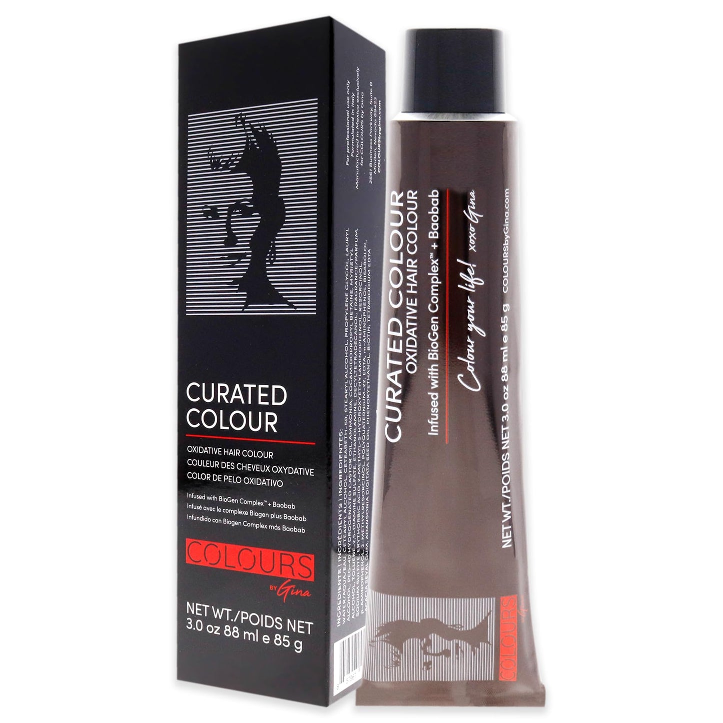 Colours By Gina Curated Colour - 6.35-6GM Dark Golden Mahogany by Colours By Gina for Unisex - 3 oz Hair Color