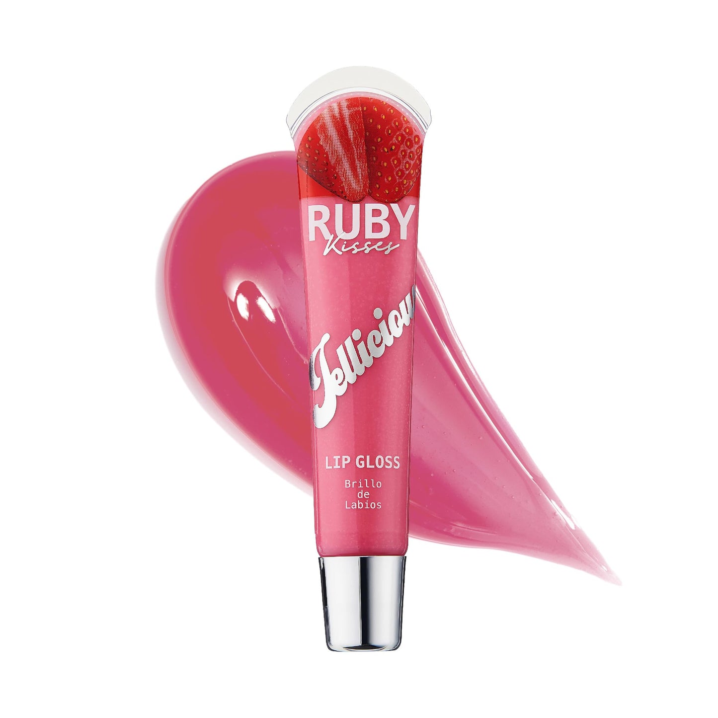 Ruby Kisses Jellicious Mouth Watering Lip Gloss (JLG07 - Crushed Strawberries)