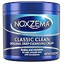 Noxzema Classic Clean Cream Original Deep Cleansing, White, 12 oz (Pack of 6)
