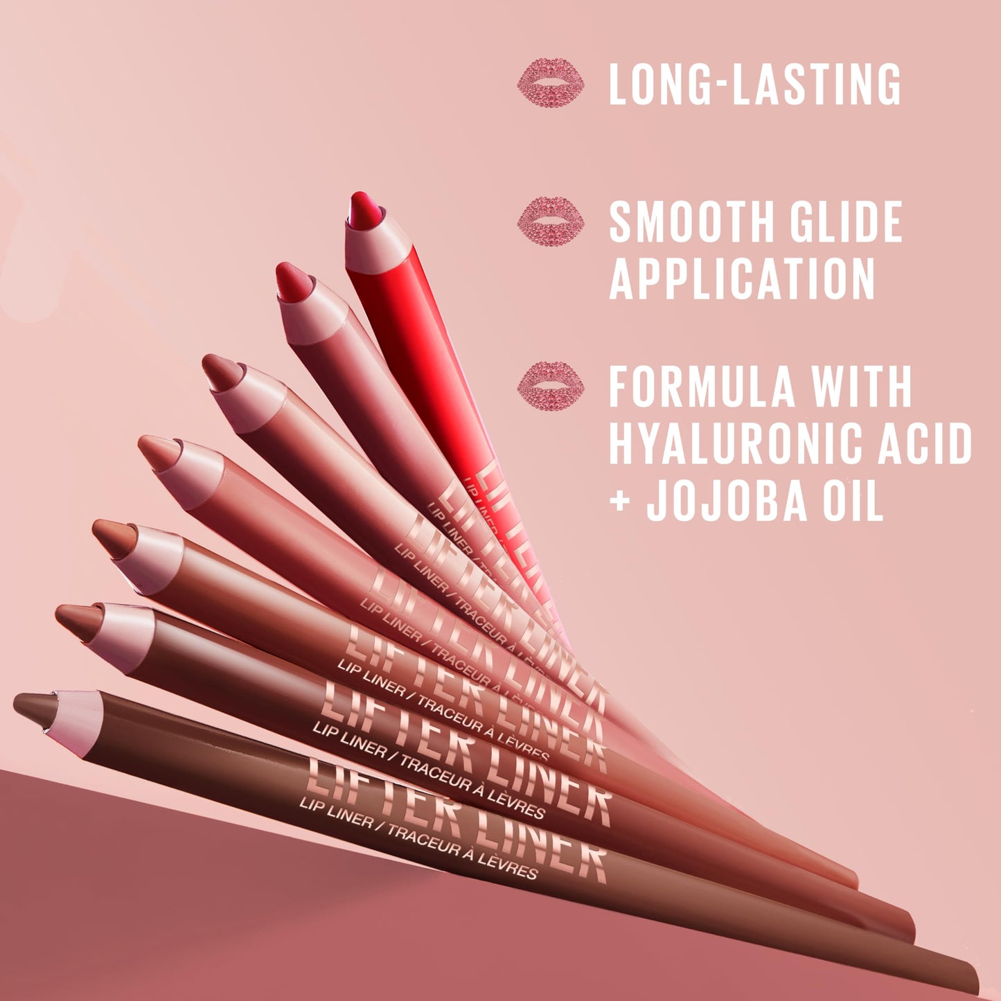 Maybelline Lifter Liner Lip Liner Pencil with Hyaluronic Acid, Let's Bounce, 1 Count Beauty & Personal Care MAYBELLINE